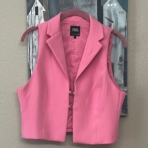 ZARA Pink Sleeveless Vest